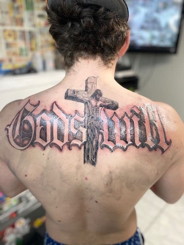 Jesus Cross with Lettering